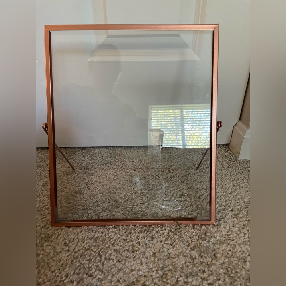 Rose gold frame